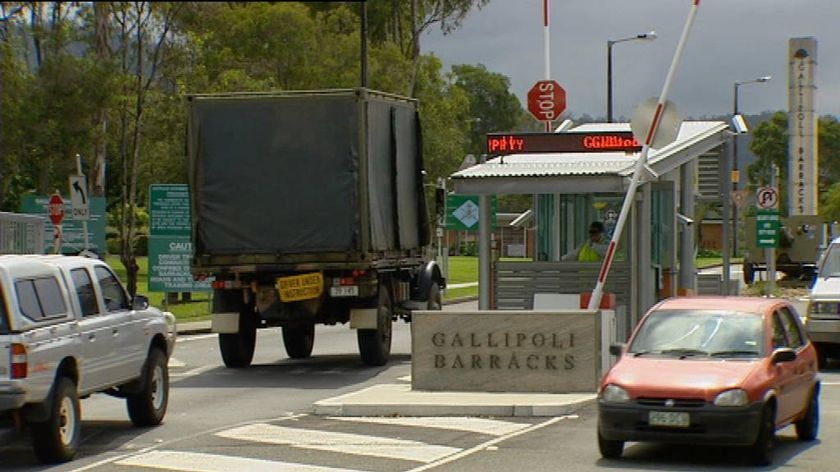 Generic TV still of Army's Gallipoli barracks at Enoggera in Brisbane's north