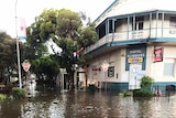 Hotel Flinders flooded
