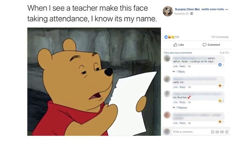 A meme showing Winnie the Pooh struggling to read a white piece of paper.