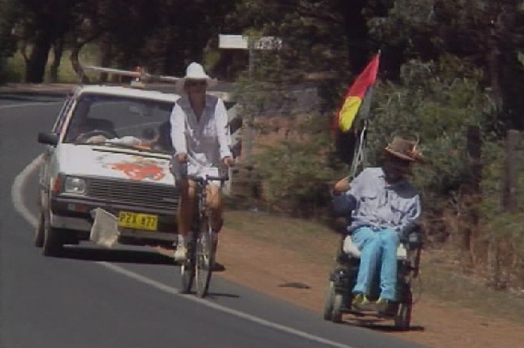 Mr Baldwin travelled around Australia for more than four years raising awareness.