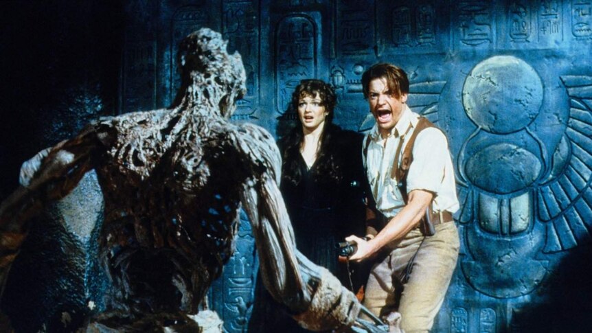 A scene from The Mummy (1999).