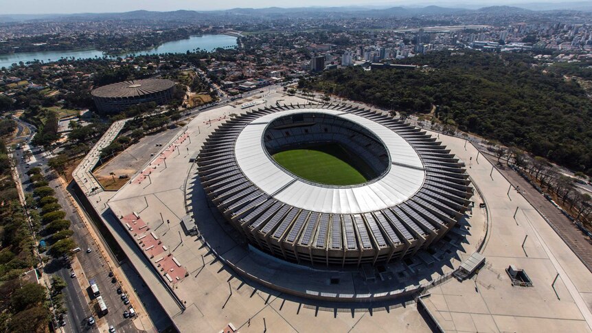 Mineirao Stadium in Belo Horizonte, Brazil