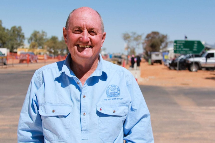 Birdsville Race Club president David Brook on September 3, 2015