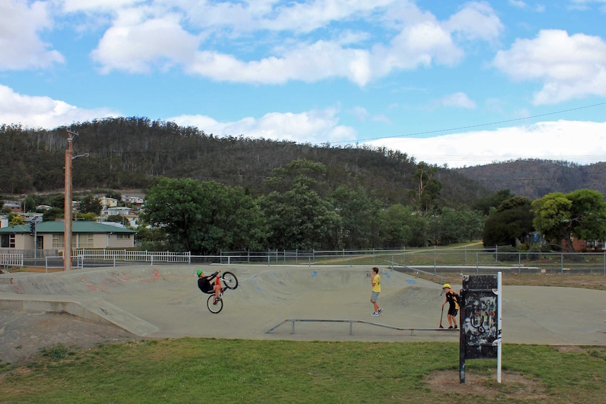 The bike and skate park at Risdon Vale