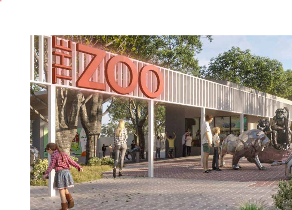 Artist impression of zoo hub.