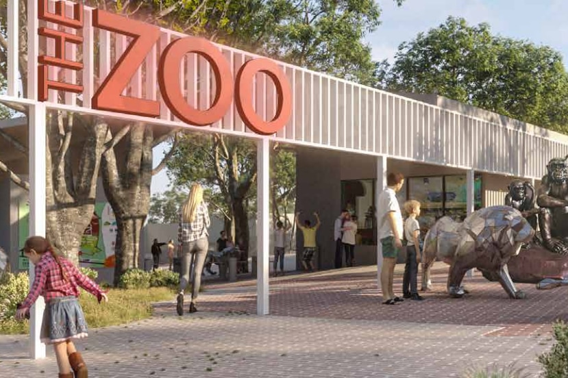 Artist impression of zoo hub.