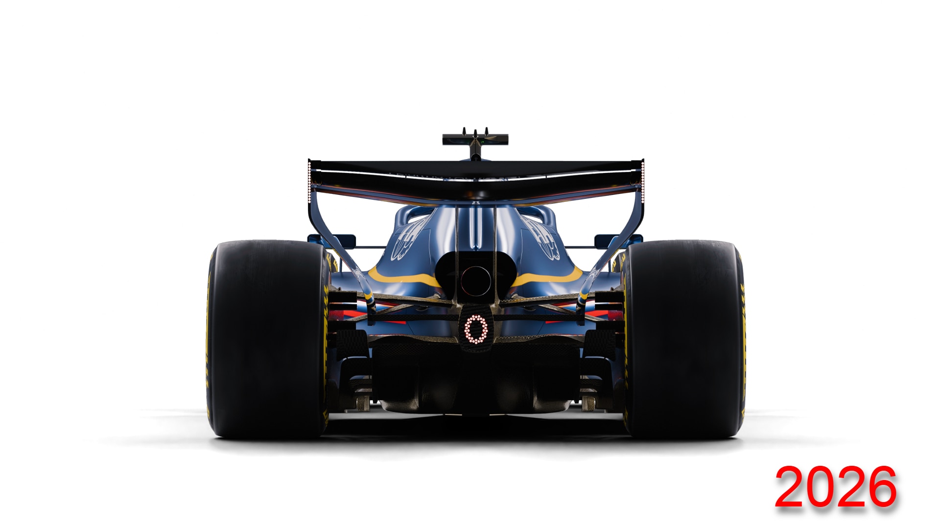 Vista traseira do projeto 2026. (Fornecido: Fédération Internationale de l'Automobile/Etiquetas: ABC Science)