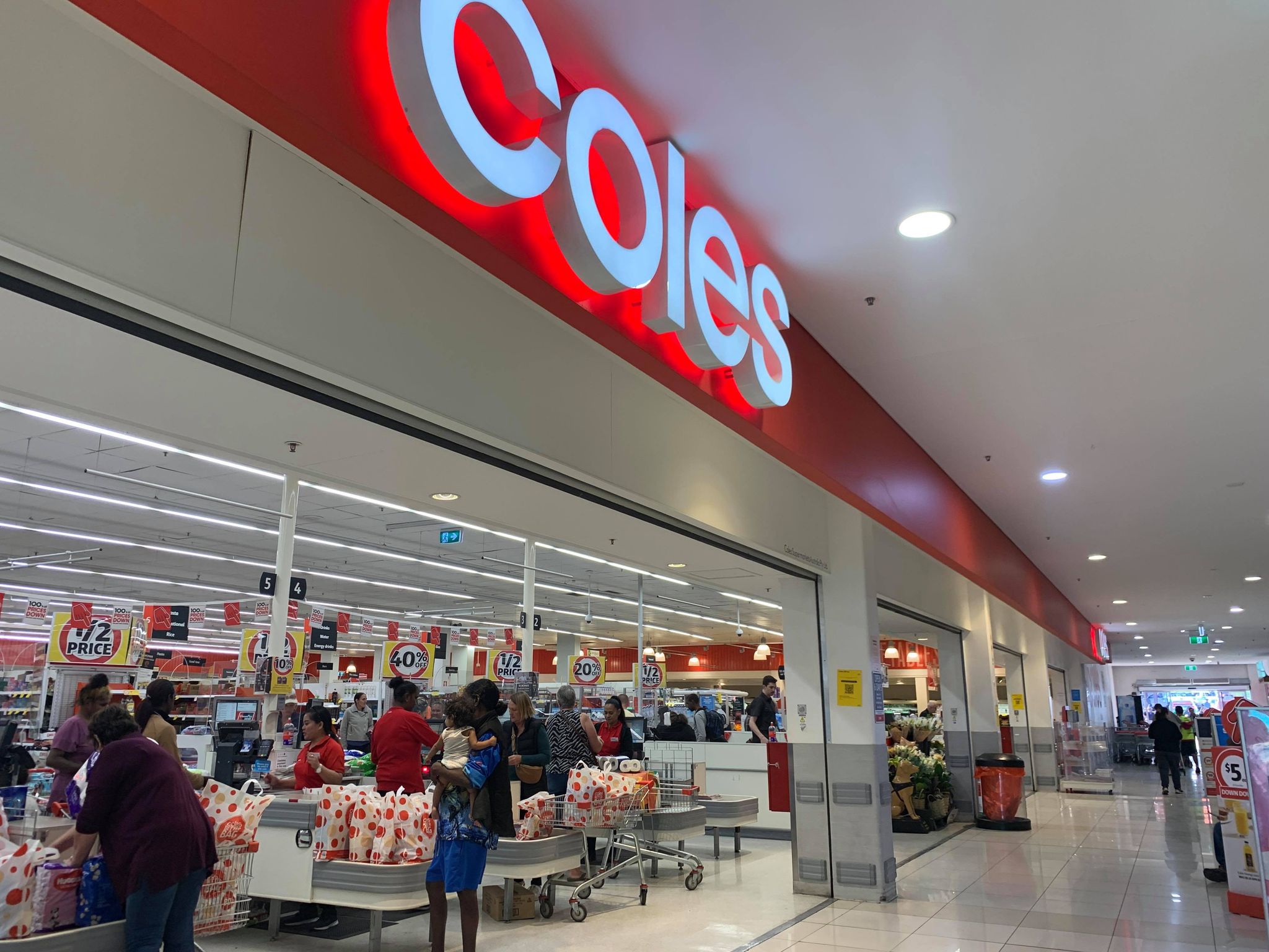 The major shops don't open on Sunday in Mount Isa but that could change