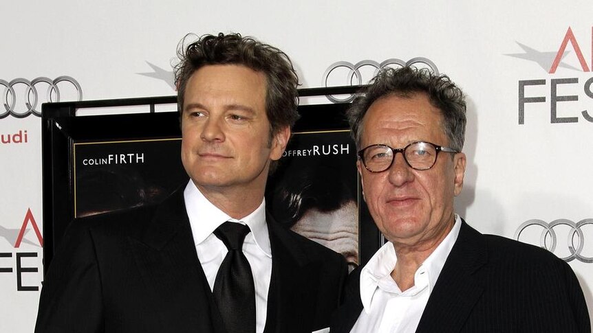 Colin Firth and Geoffrey Rush