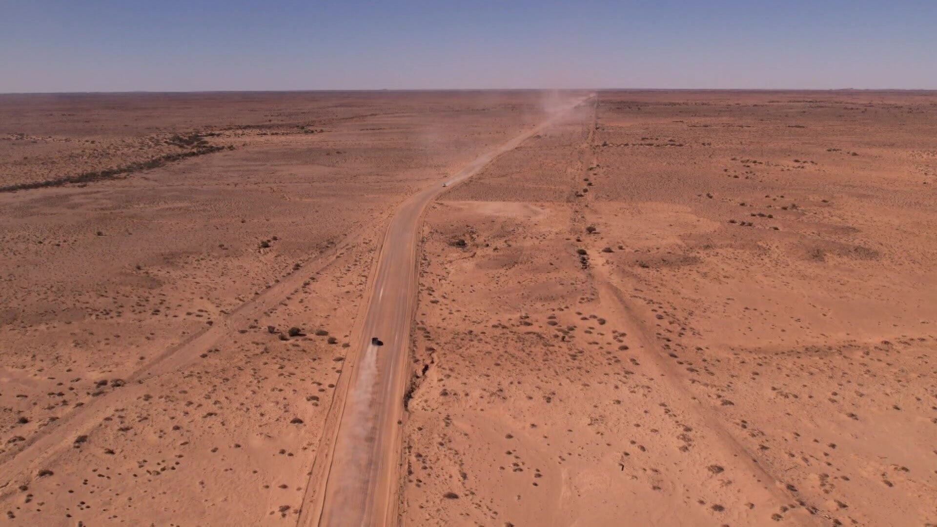 An aerial view of an outback road - ABC News
