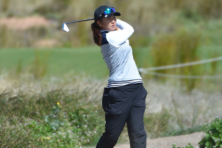 Su Oh at the Australian Open