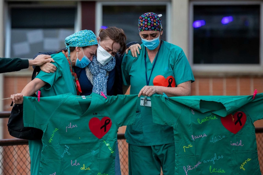 Health workers in Spain