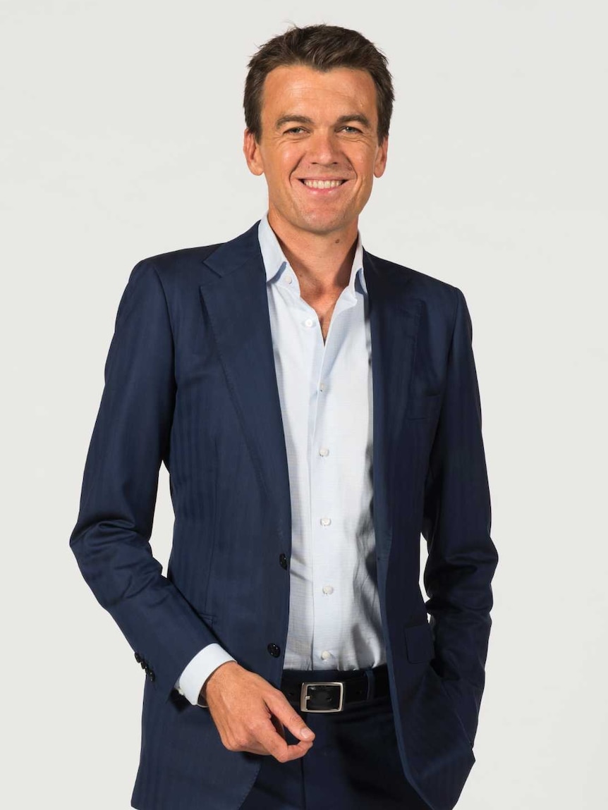 ABC News Breakfast presenter Michael Rowland.