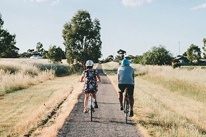 Walk or cycle the Rutherglen Rail Trail, a nine-kilometre track that offers many scenic and culinary pit stops.