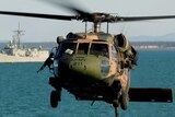 Australian Army Blackhawk helicopter