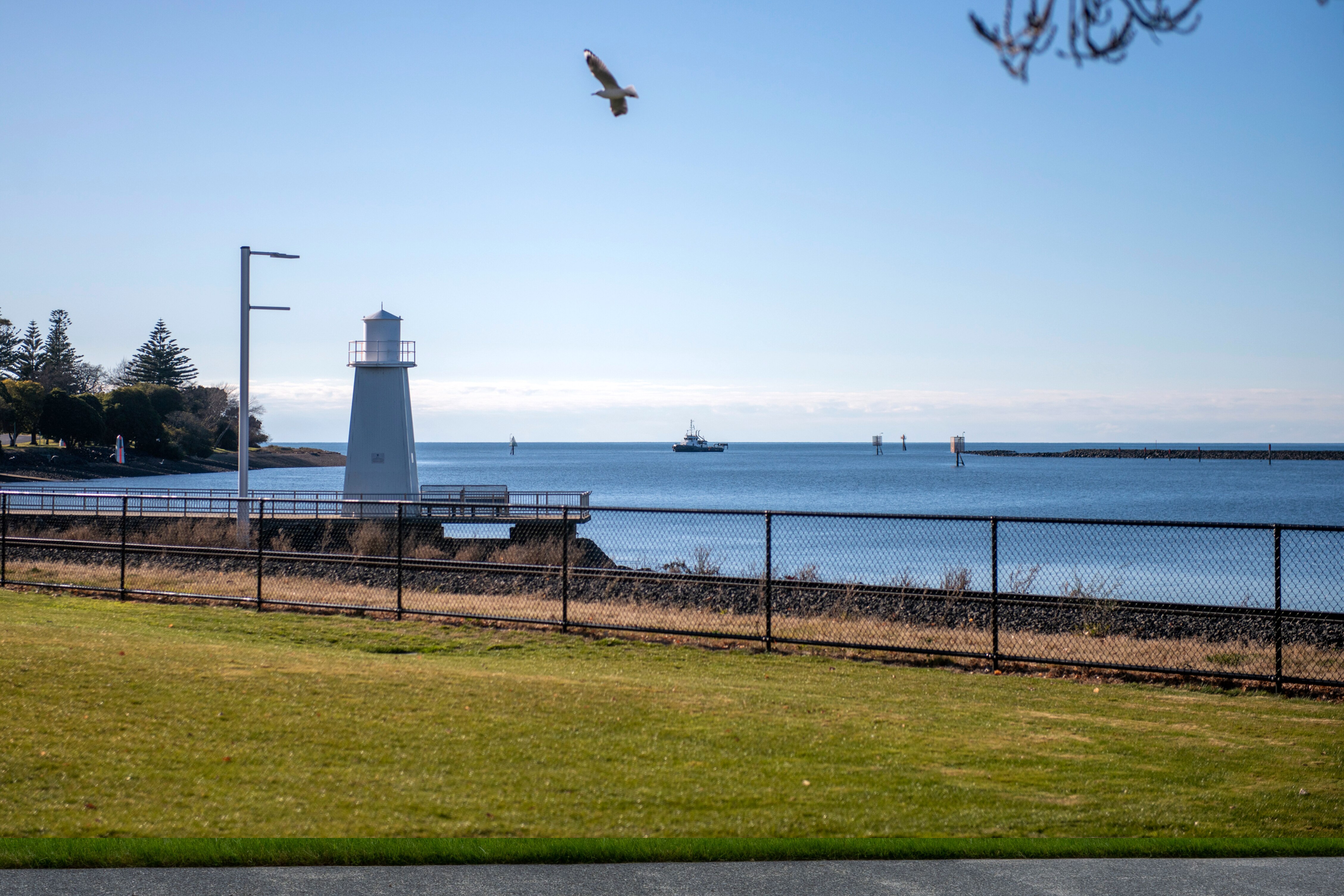 Slide right to see the foreshore view as is.