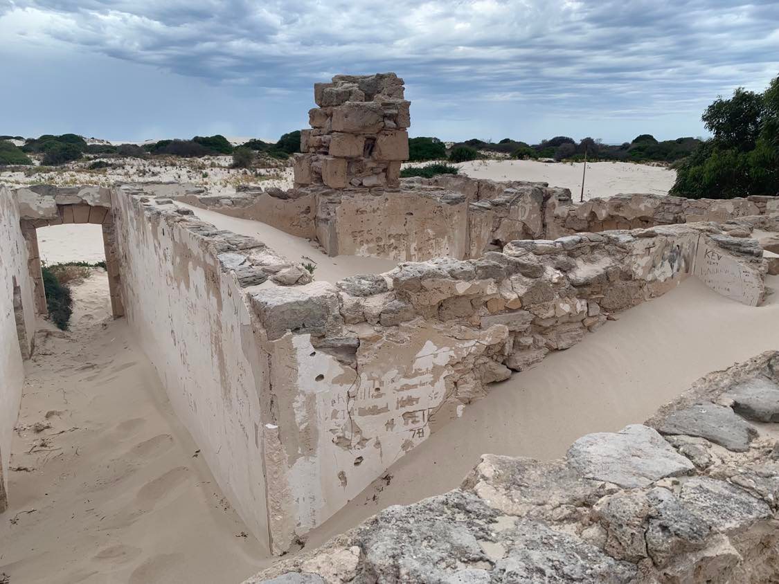 Ruins of the telegraph station