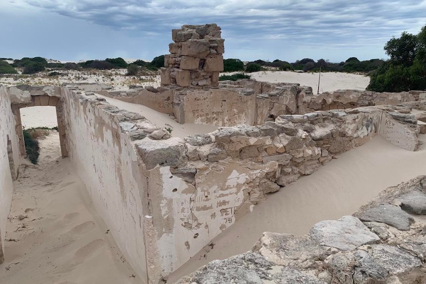 Ruins of the telegraph station