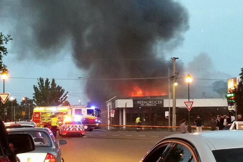 Greengrocer On Clifford in Goulburn well alight.