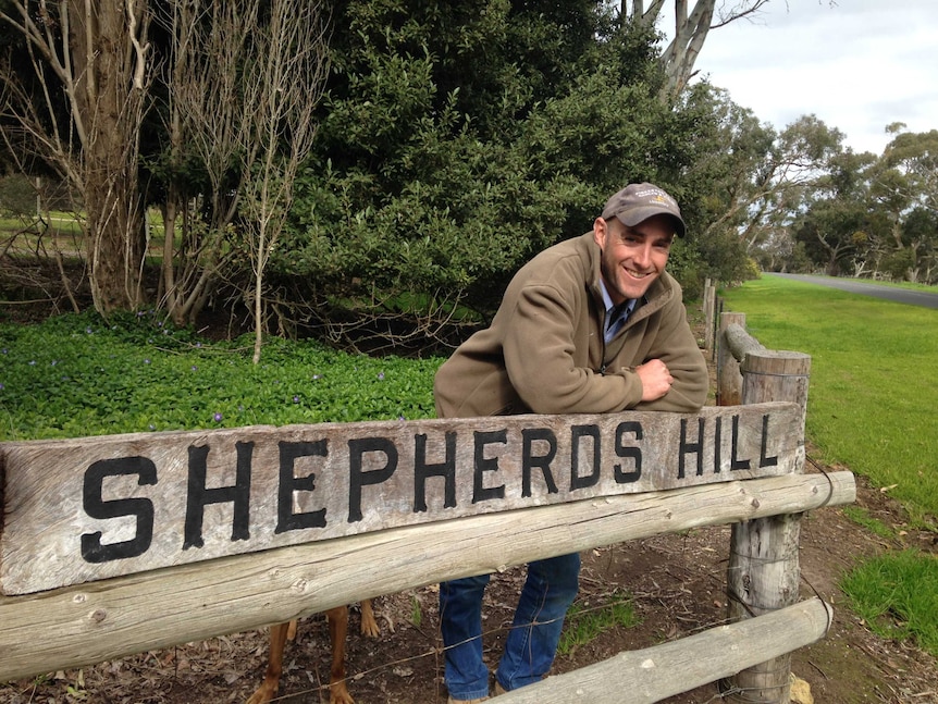 Fifth generation farmer, Jack England, must drive at least 10 kilometres away from his 'Shepherds Hill' property, near Kingston in South Australia's south east, to get "a sniff" of mobile phone reception.