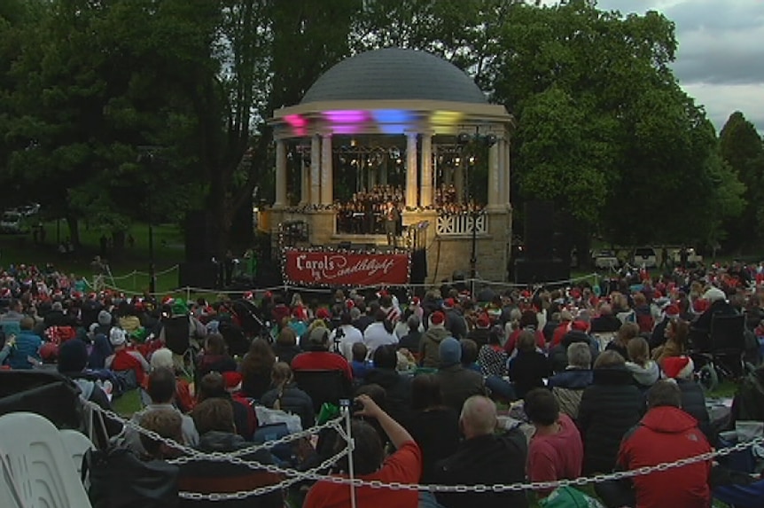 2013 Christmas Carols at St David's Park in Hobart.