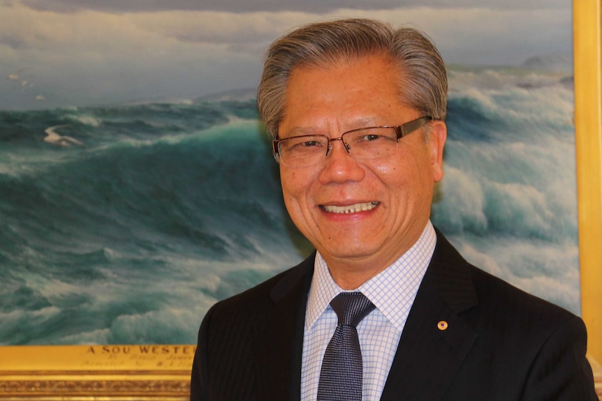 Hieu Van Le at Government House in Adelaide.