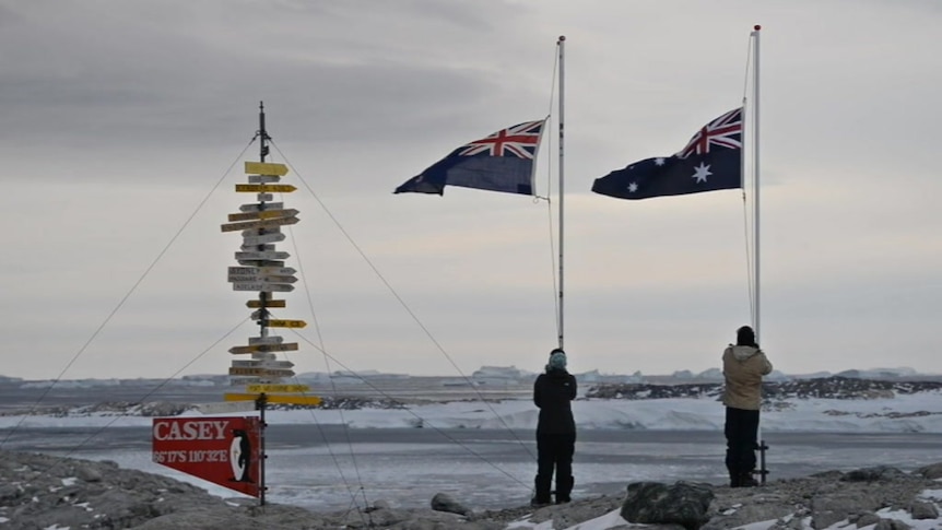 Anzac Day commemorations in Antarctica 2017