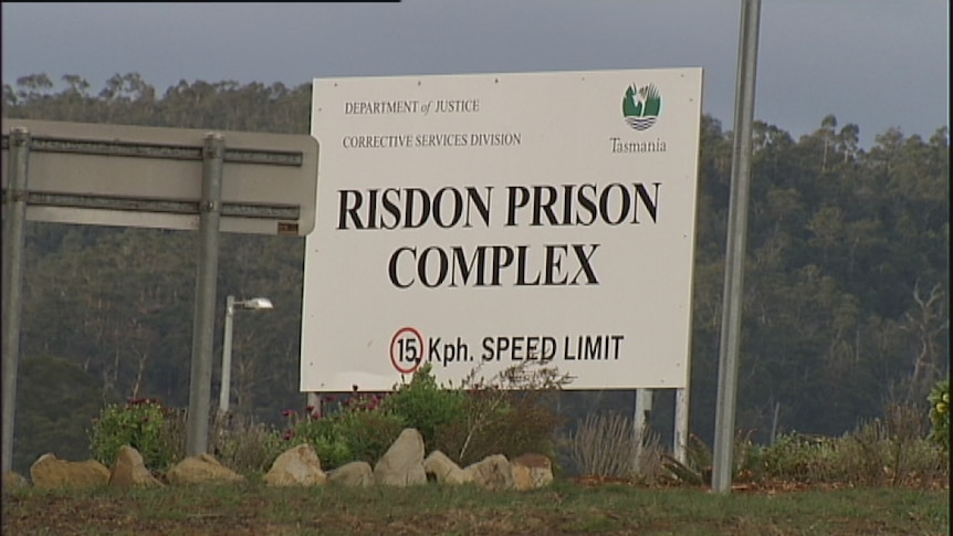 It has been revealed two men broke drove a stolen car into Risdon Prison and broke into the reception area.