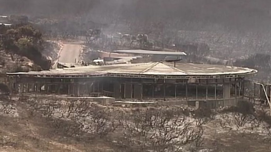 Southern Ocean Lodge on Kangaroo Island after fire ripped through