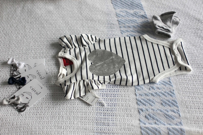 Premature-sized baby clothes