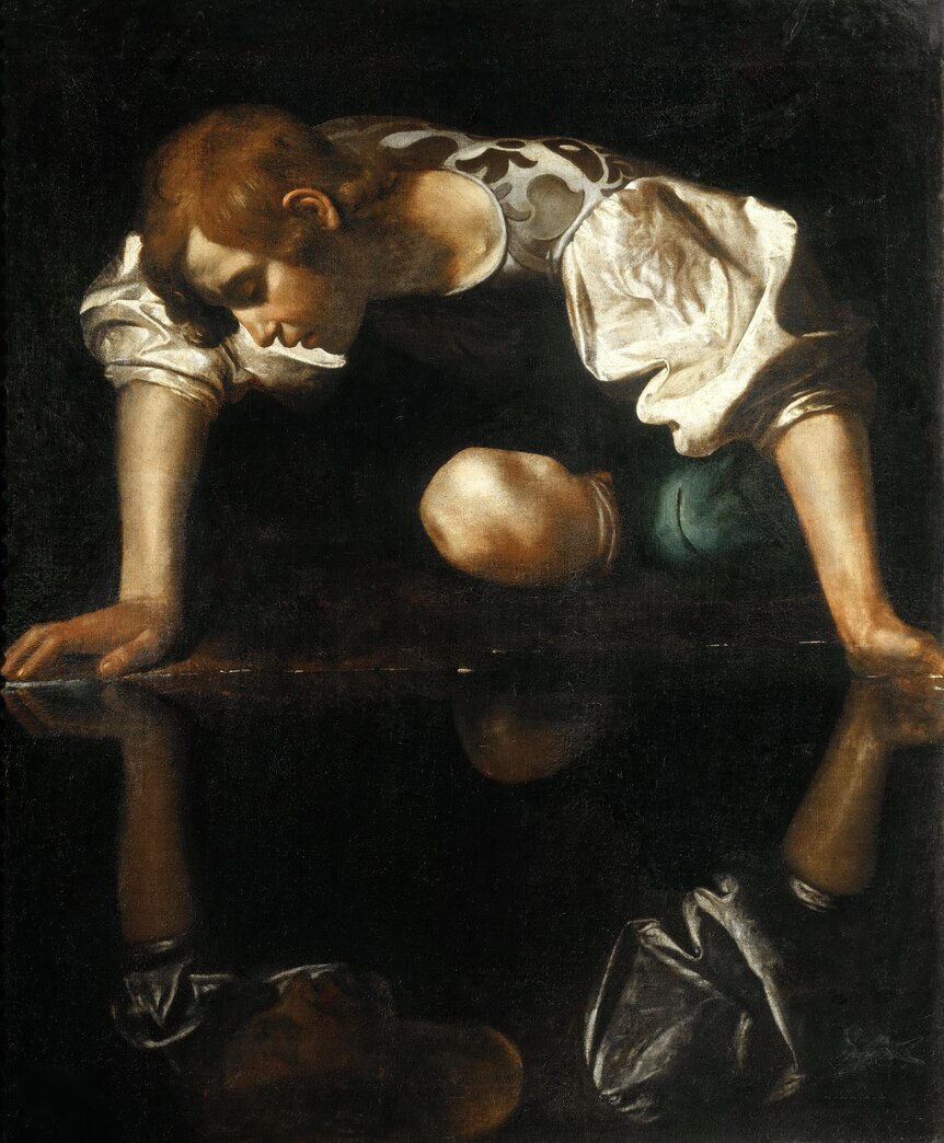 “Narcissus” by Caravaggio