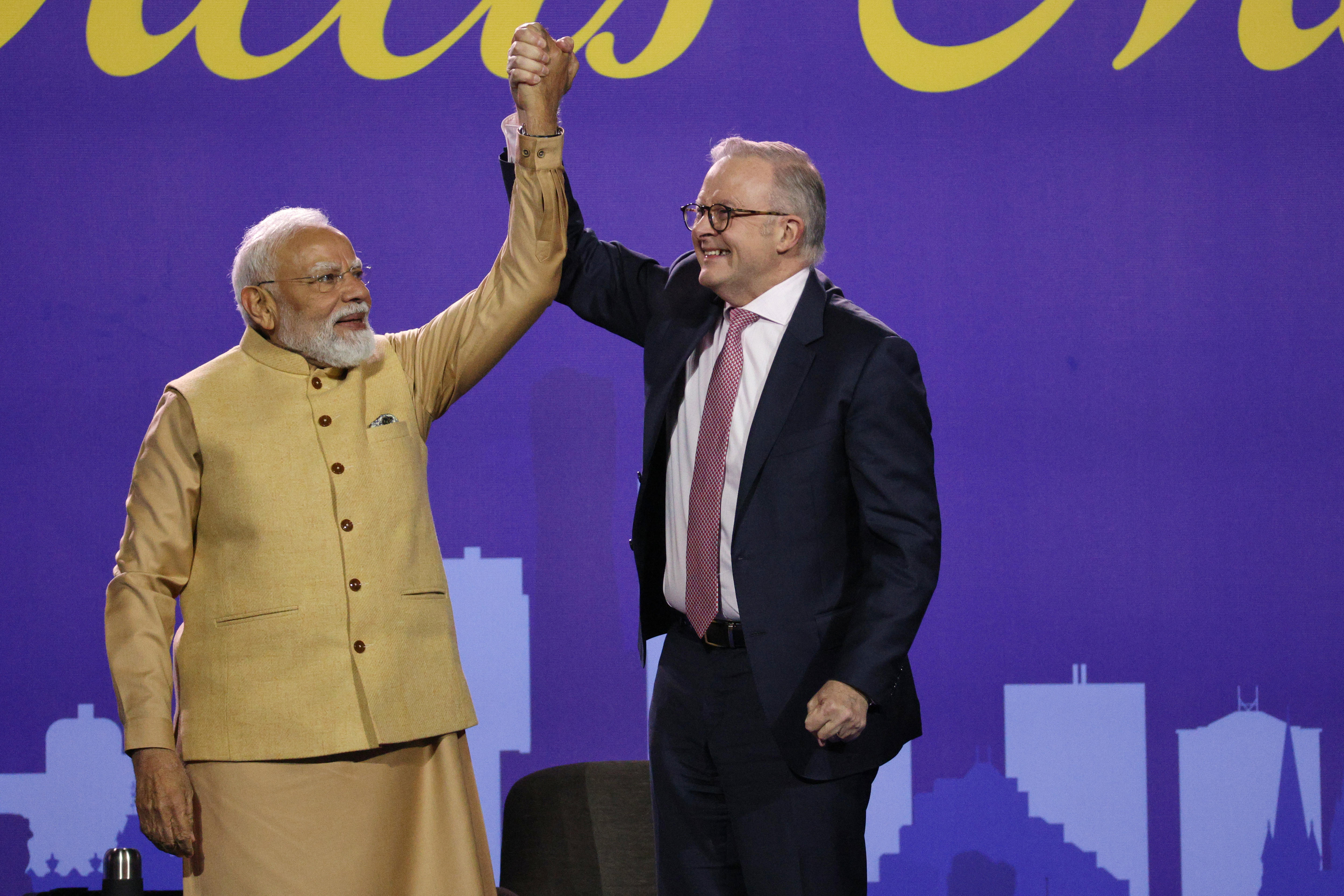 Modi tells Melbourne crowd India aspires to 'grow more, achieve more'