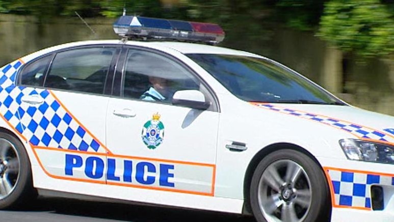 Generic TV still of Qld police car in Brisbane in April, 2009.