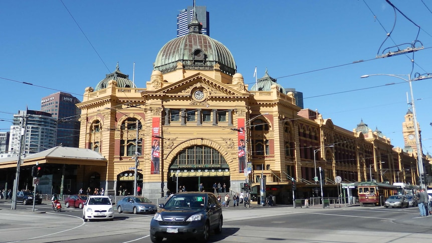 Flinders Street Station in Melbourne, good generic. Taken November 2013.