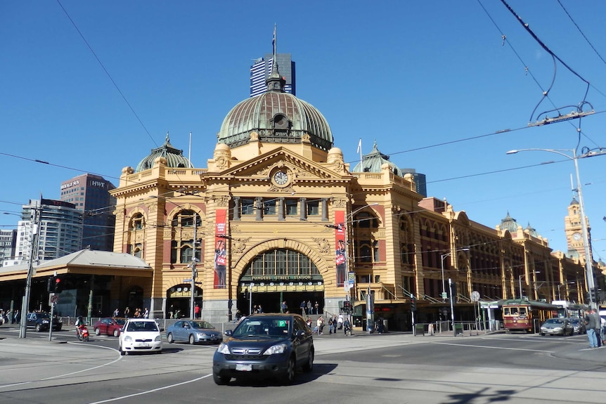 Flinders Street Station in Melbourne, good generic. Taken November 2013.