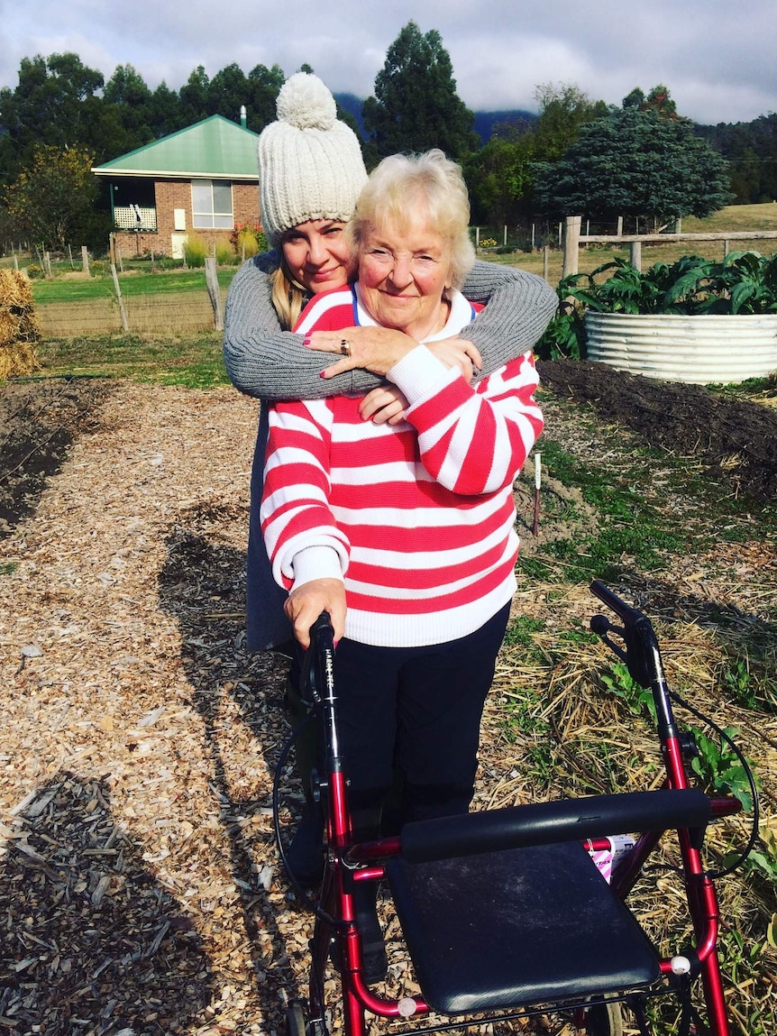 Rebecca Sullivan and her grandmother Pauline Tee