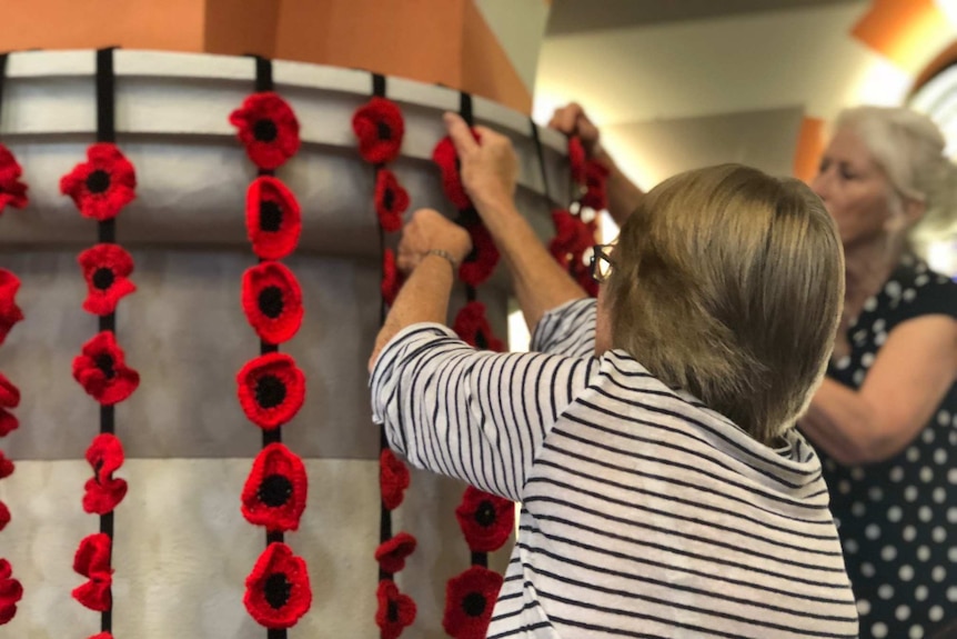 7000 poppies to remember fallen soldiers