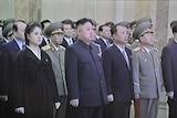 Kim Jong-Un, wife attend memorial