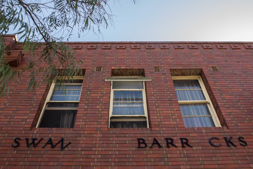 Swan Barracks east wing, built 1939-1941.