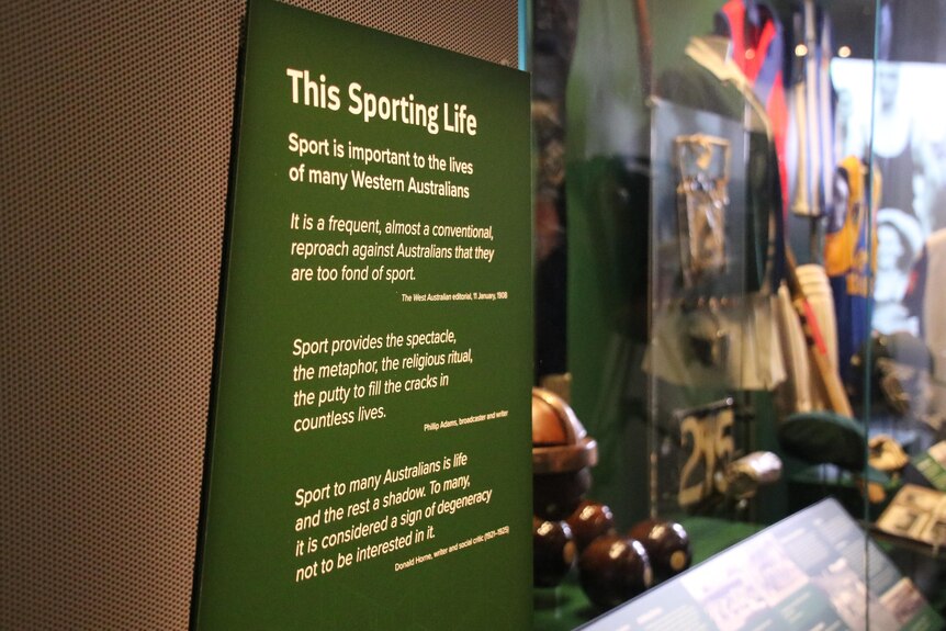 'This Sporting Life' exhibit at WA Museum