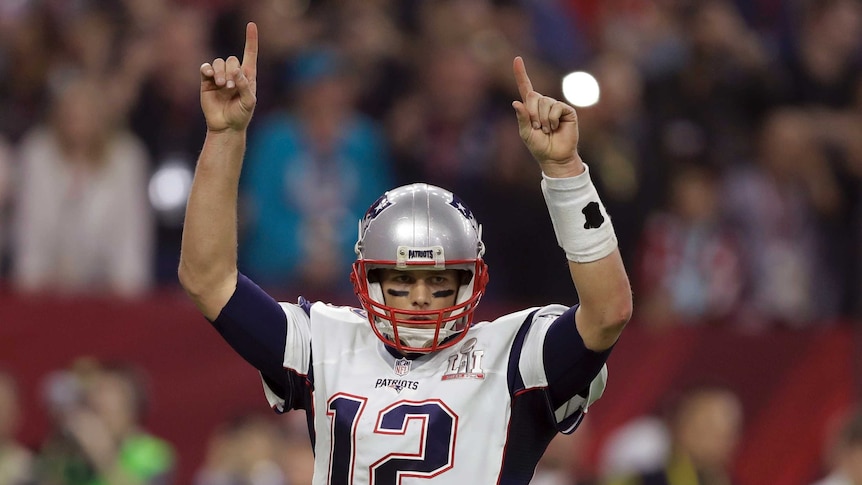 Tom Brady celebrates