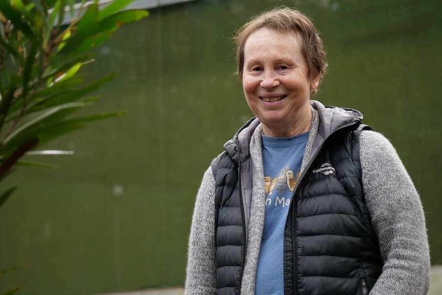 Peggy McDonald at Higher Ground Raptor Centre in Southern Highlands