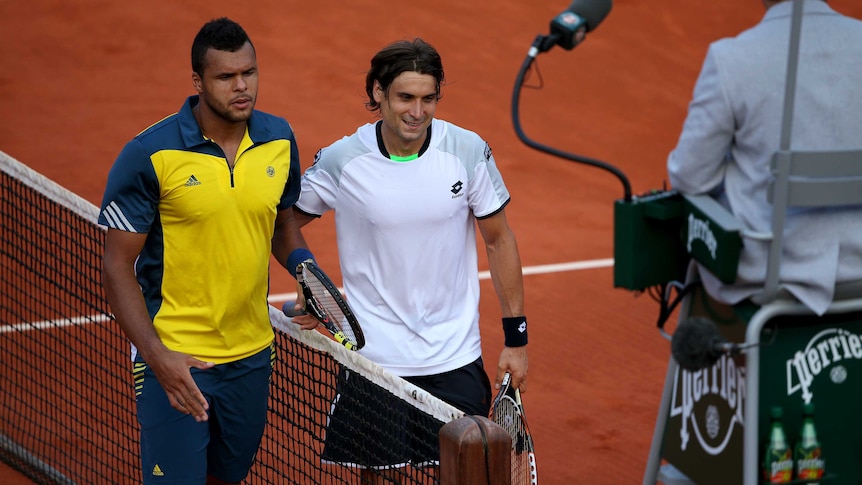 Ferrer sees off Tsonga in French Open semis