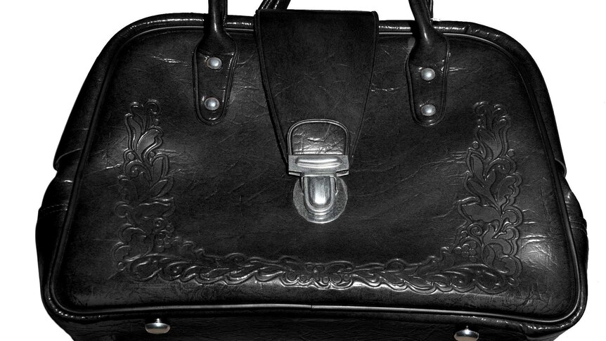 A distinctive black handbag police say was stolen from grandmother Valeria Fermendjin, who was found dead in her home.