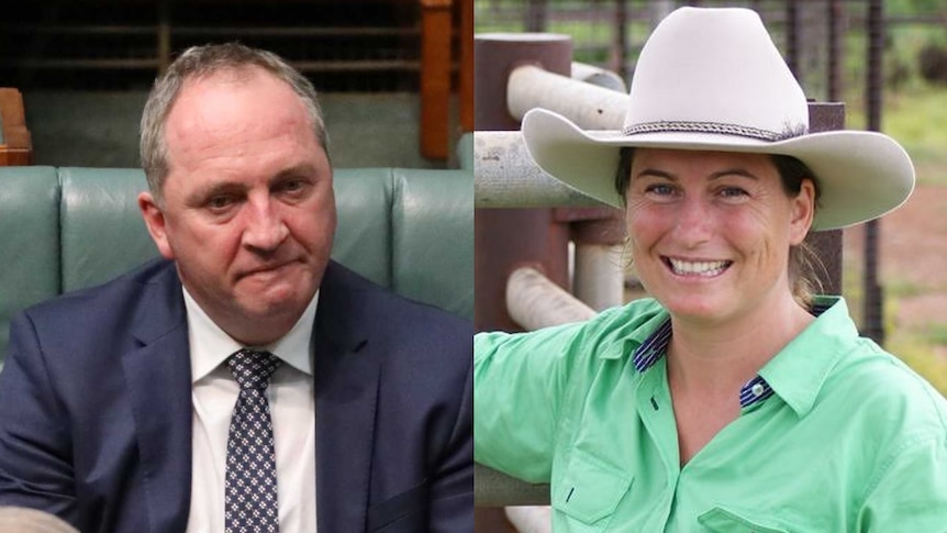 Barnaby Joyce and Catherine Marriott.