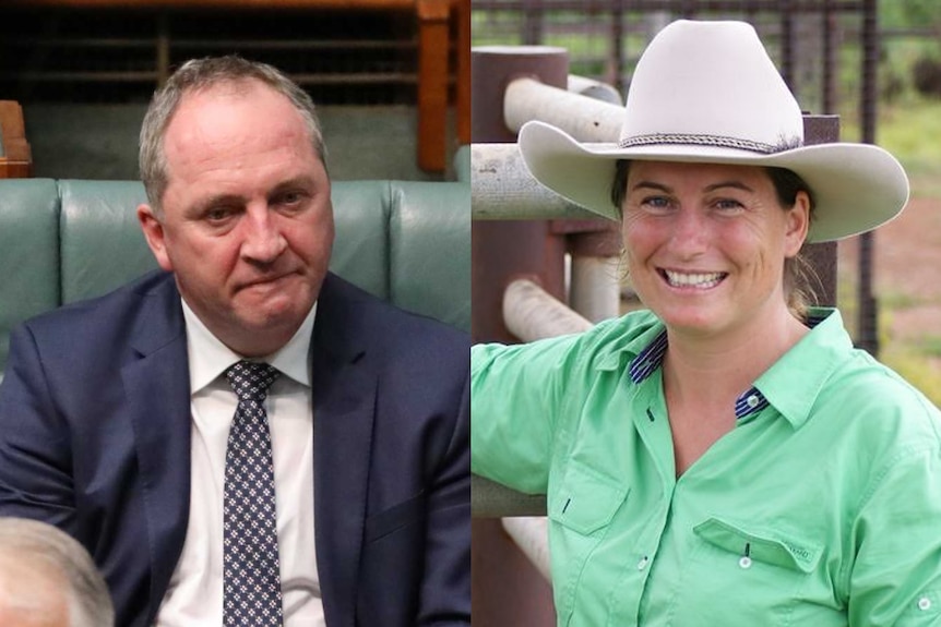 Barnaby Joyce and Catherine Marriott.