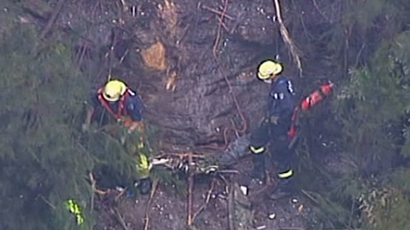 Debris from fatal Sydney helicopter crash