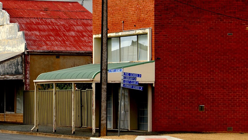 The Snowtown bank building.