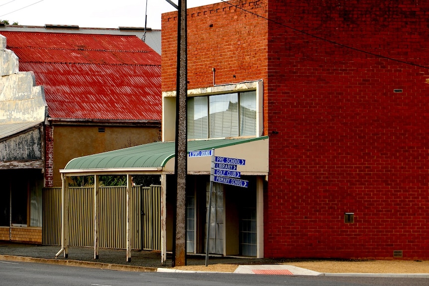 The Snowtown bank building.