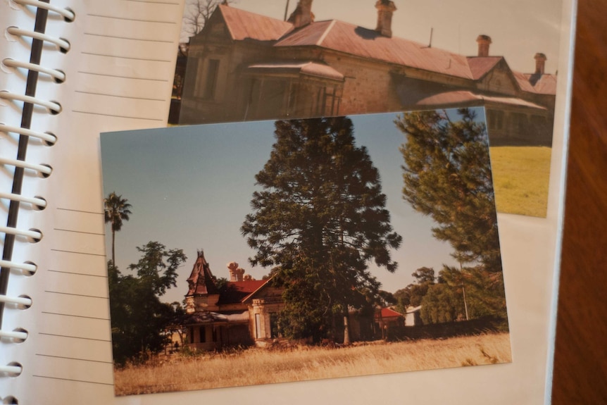 A photo of the run-down, abandoned North Bundaleer homestead in the 1990s